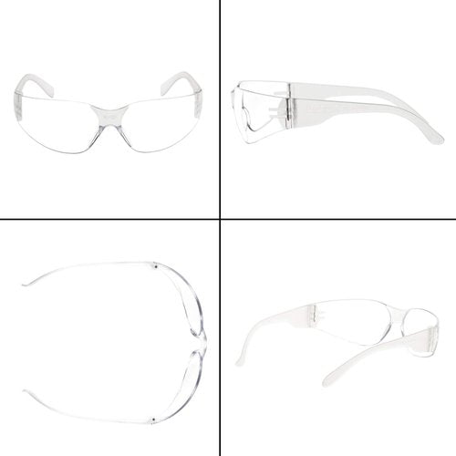 TRUST OPTICS 12 Pack Safety Glasses ANSI Z87+ Certified Protective Eyewear Goggles for Men and Women with UV Eye Protection