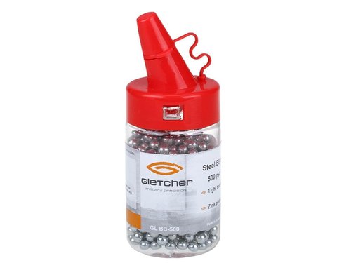 Gletcher Steel ball BBs (.177 caliber), 500 pcs