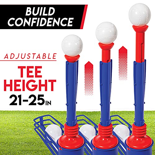 Kids Baseball Batting Tee with Pitching Machine & Accessories