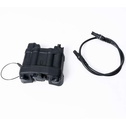 Tactical Paintball NVG AN/PVS-31 Helmet Battery Box Dummy Model No Function Case for Cosplay Outdoor Sports Airsoft (BK)