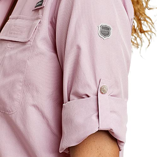 Eddie Bauer Women's UPF Guide Long-Sleeve Shirt, Port, X-Small