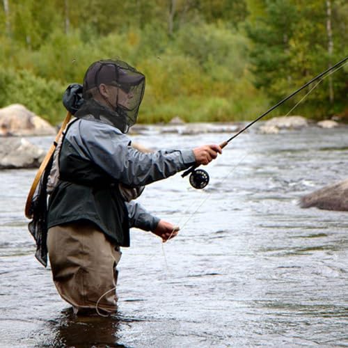 Mosquito Head Net for Insects 4 Pack - Adult Size, Breathable Mesh, Bug & Fly Protection