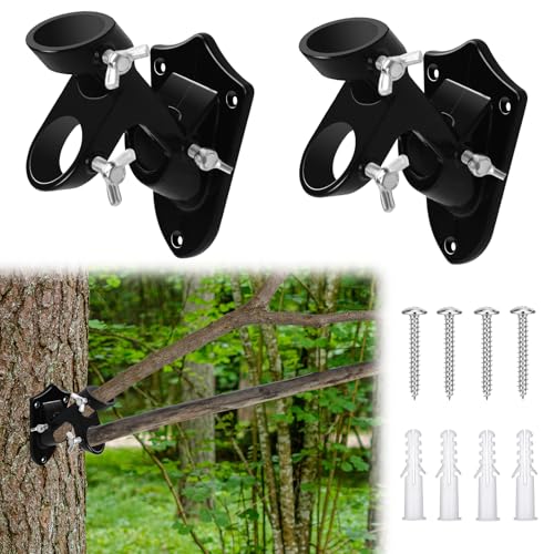 2 Pack Metal Deer Hunting Tree Branch Holders Adjustable Mounting Bracket with Stainless Hardware
