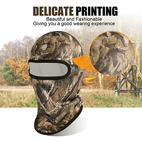 TAGVO Camouflage Balaclava - One Size Hunting Balaclava (A81) Elastic Warm Face Cover