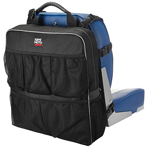 Waterproof Boat Storage Bag with Mesh Pockets - Railing & Seat Mount Organizer