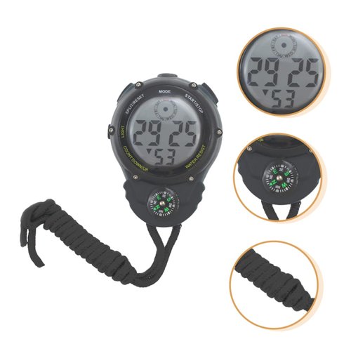 POPETPOP Electronic Stopwatch with Backlight Large Screen Abs Material Portable Timer for Training and Competitions Timekeeping Watch for Running and Swimming