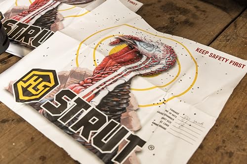 Full Size Turkey Shooting Practice Targets - 11 x 11 Inch, 12 Pack - One Size