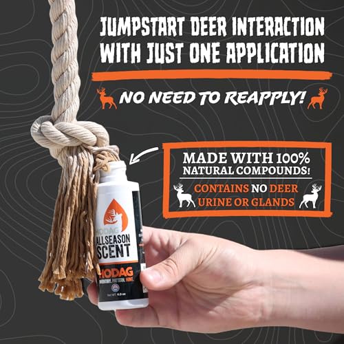 Whitetail Deer Scent Attractant Rope Kit for Hunting - AllSeason Formula