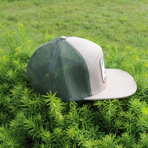 Green Adjustable Snapback Duck Hat for Outdoor Lifestyle - Tan, One Size