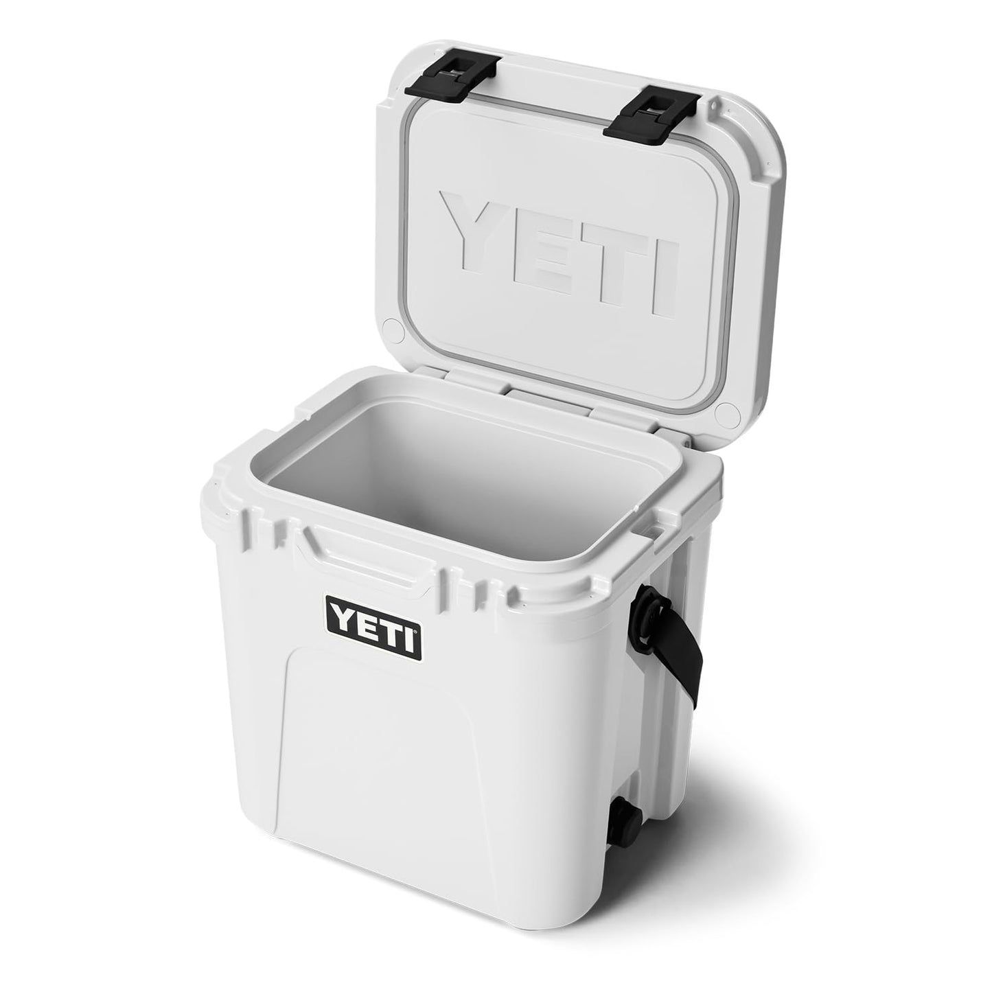 YETI Roadie 24 2.0 Hard Cooler with DoubleDuty Shoulder Strap and Drain Plug, White