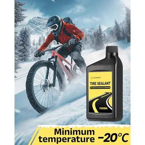 Tubeless Tire Sealant, 500ML Injectable MTB Tire Sealant, Seals Air Holes Up to 6.5 mm, Suitable for Mountain Bike and Road Bike Tires