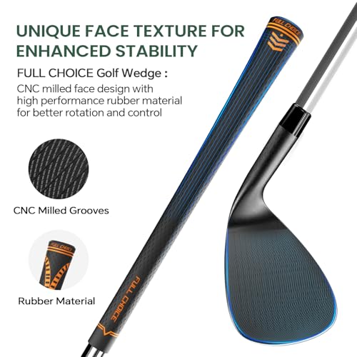 Black 70° Right-Hand Golf Wedge CNC Milled Spin Control Men Women
