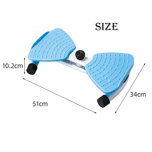 Flexforge Pilates Twister, Flexforge Waist Twister Machine with Resistance Bands with Digital Display, 330lbs Capacity,Non-Slip Twist Board for Woman Man (Blue with Counter)