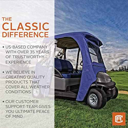 Classic Accessories Fairway Conversion Cart 4-Person Golf Cart Quick-Fit Cover