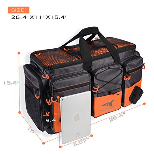 KastKing Fishing Gear & Tackle Bags - Saltwater Resistant Fishing Bags - Fishing Tackle Storage Bags