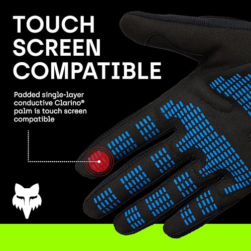 Fox Racing Dirtpaw Motocross Gloves - Blue Large, Off-Road Protective Gear
