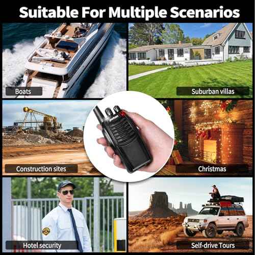 pxton S1 walkie talkies for Adults with earpieces and Rechargeable 1500mAh Li-ion Battery£¬walkie Talkie has VOX£¬TOT£¬Emergency Alarm£¬Battery Low Alert£¬Flashlight£¬Scan Function£¨2 Pack£©