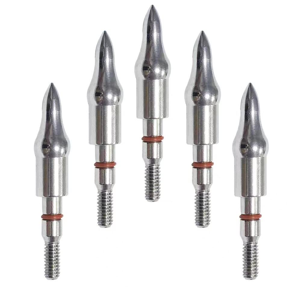 Field Points arrowheads 150 Grains Archery Field Points, 5/16" Stainless Steel Screw in Archery Field Tips and Broadheads (1 Dozen 12 PCS)