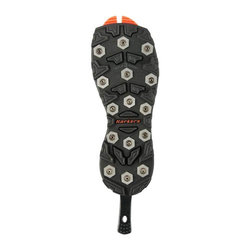 Korkers OmniTrax v3.0 Interchangeable Sole - Triple Threat Aluminum Hex Disc - Size 13