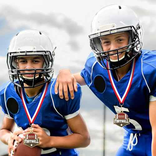 Tondiamo 24/48 Pcs Award Medals Bulk Sports Medals with Neck Ribbons 2 Inches Winner Award Prize Gift for Sports Themed Party Favors Team Tournaments School Match