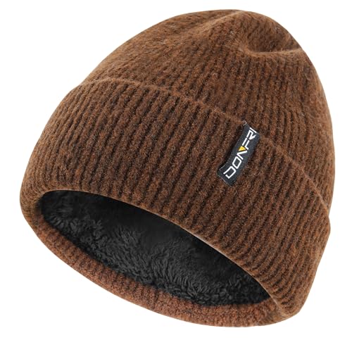 Donfri Wool Winter Beanie Hats Men Women Beanie Super Soft Warm for Winter Skull Knit Beanie Gift