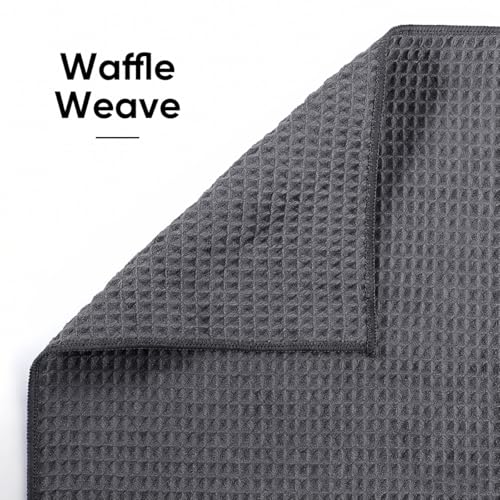 HOMEXCEL 2-Pack Yoga Mat Towels for Hot Workout - Grey, 26.5" x 72"