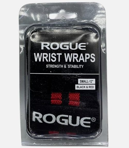 Wrist Wraps, Black and Red, Small 12-inch, Strength and Stability Support