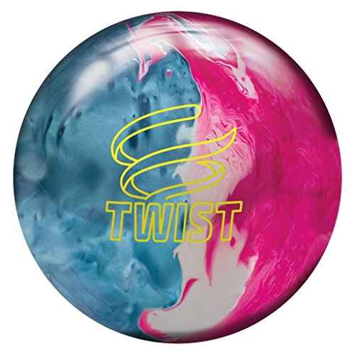 Brunswick Twist Reactive Bowling Ball- Sky Blue/Pink/Snow