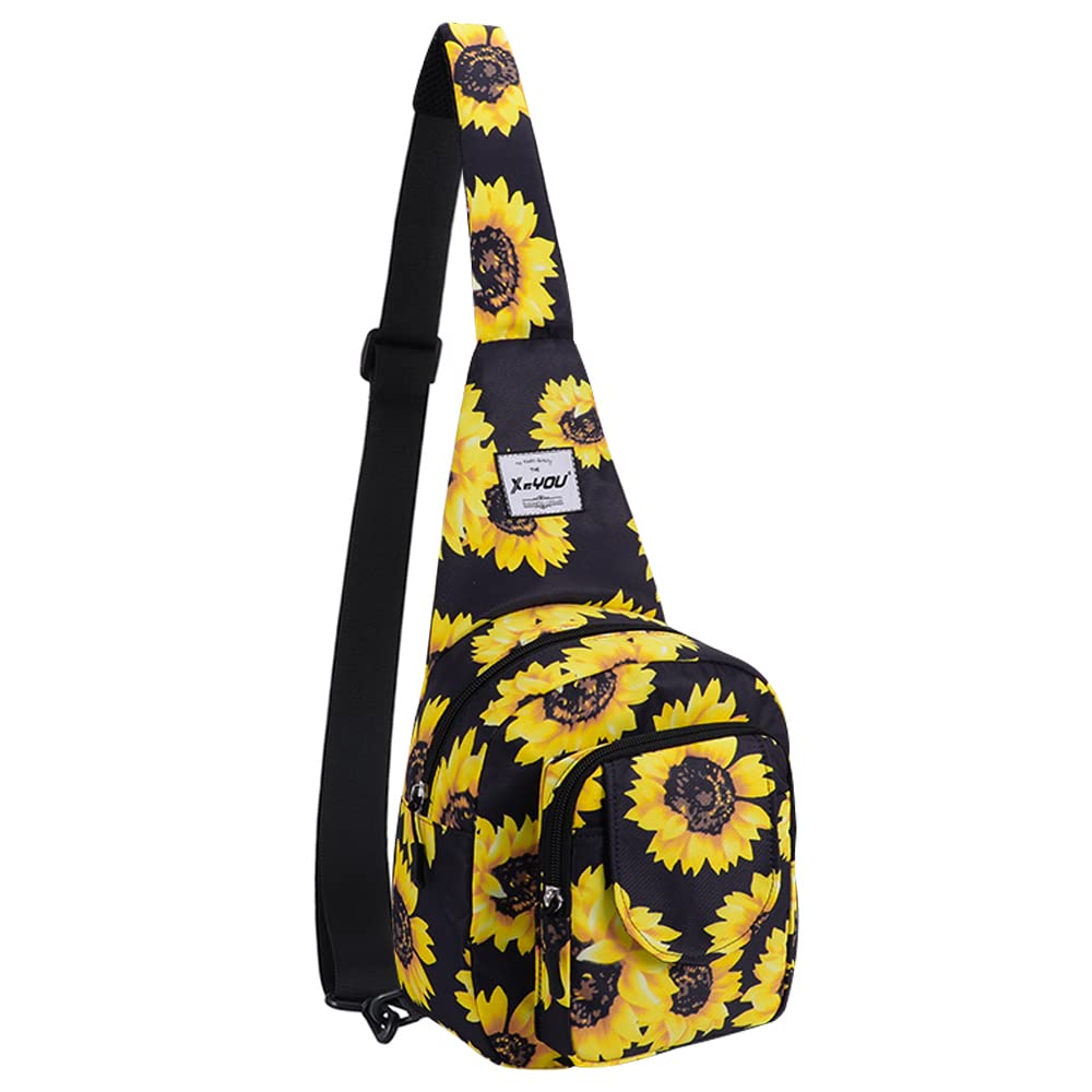 XEYOU Small Sling Bag for Women Crossbody Backpack Hiking Travel Daypack Chest Bag Lightweight Shoulder Bag