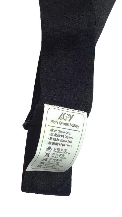 Rich Green Valley Heart Rate Monitor Chest Strap Replacement Belt Compatible with Polar H10 H9 H1 Wahoo Tickr Garmin HRM 1-Pack Black Standard