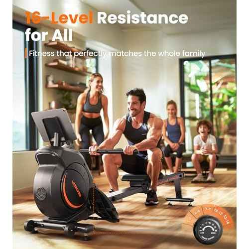 YOSUDA Magnetic/Water Rowing Machine for Home - Rower Machine Use with Bluetooth, App Supported, Rowing Machine for Taller Power Athletes, Comfortable Seat Cushion