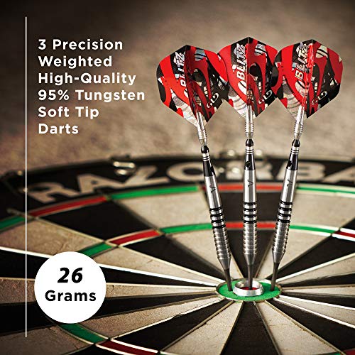 Viper Blitz 95% Tungsten Steel Tip Darts with Storage/Travel Case