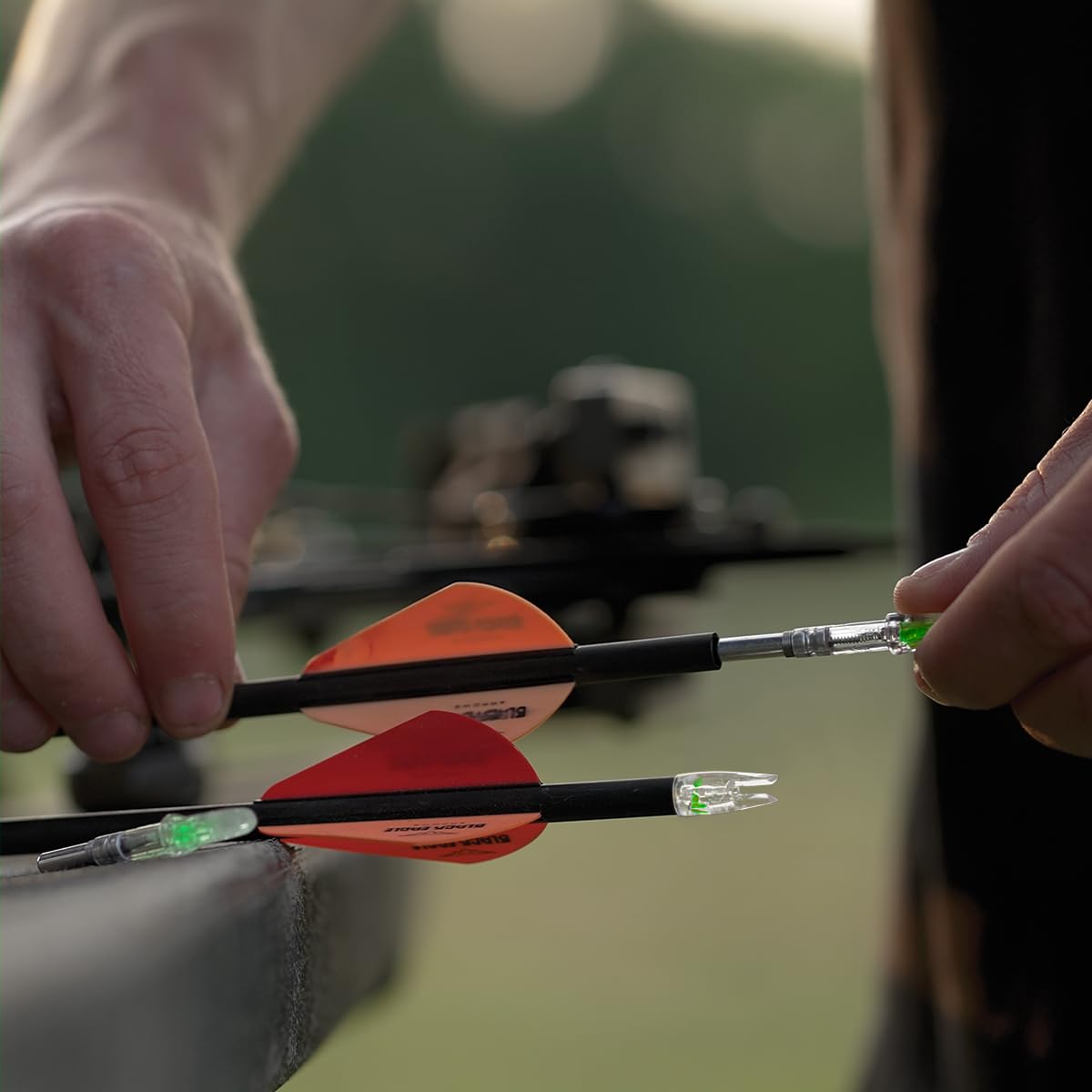 Halo Nock FIT Lighted Nocks for Archery & Bowhunting, Fits .204, .233, & .244-.246 Internal Diameter Arrows, Green, 3-Pack
