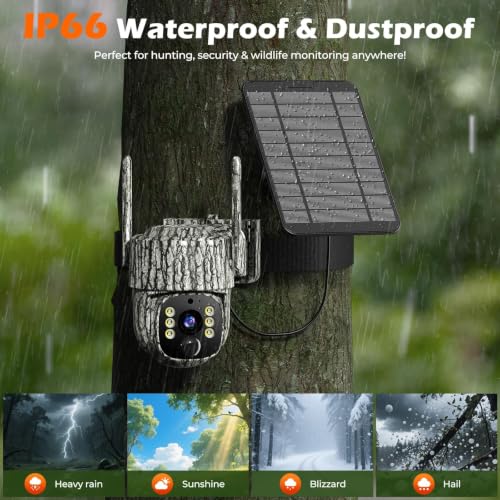 4G LTE Cellular Trail Camera with 2.5K Live Streaming & SIM Card - TC32-1 Pack