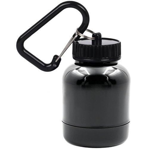 Neletao Protein Powder Container with Durable Keychain -Supplement Funnels with Keychain-Portable Protein Powder Container to go for The Gym, Workouts, Fitness, and Travel Small 1PC