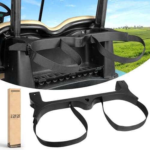 Golf Bag Attachment Bracket for Club Car Precedent Golf Carts 2004+ - Black