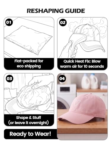 American Trends Women's Baseball Cap with Heart Embroidery - Light Purple, One Size