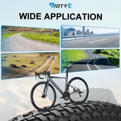 700x38C Bike Tires Set with Inner Tubes & Levers - Wear-Resistant & Foldable