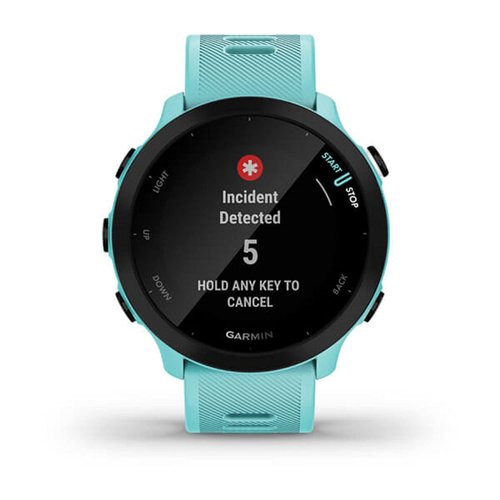 Garmin Forerunner 55, GPS Running Watch with Daily Suggested Workouts, Up to 2 weeks of Battery Life, Aqua
