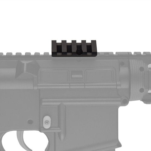 Marmot 45 Degree Rail Mount 4 Slots Picatinny Weaver Rail for Flashlights Laser Red Dot Sight Optics,3 Units in Pack