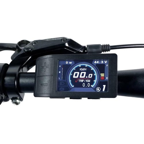 NULKOMMA APT 500C Electric Bicycle LCD Display Meter 36V/48V E-Bike Control Panel with Waterproof 5-Pin Male Connector Multifunctional Bike Computer