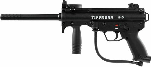 Tippmann A-5 with Response Trigger Paintball Marker with Hawki 48ci HPA Tank Bundle