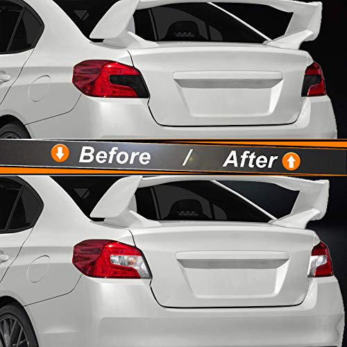 Taillight Vinyl Tint Film - Precut Wrap Cover for 2015-2020 Subaru WRX/STI - Blackout Look