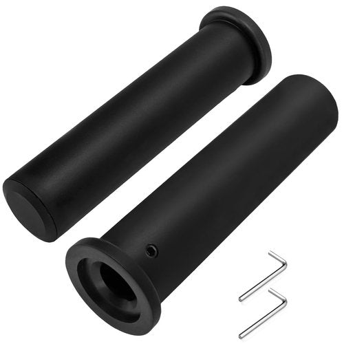 sunmeg Olympic Adapter Sleeve 8 inch(2 PCS), Converts 1" Standard Weight Plate Posts/Bars to 2" Olympic Bars/Posts Heavy Duty Nylon for Workout