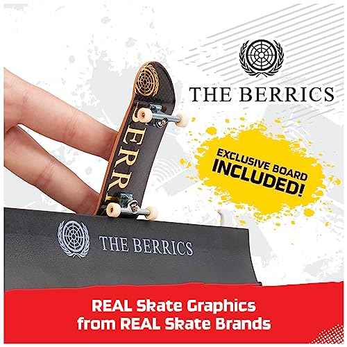 TECH DECK, The Berrics Transforming Park, X-Connect Park Creator, 30-inch Wide Foldable Playset with Storage and Exclusive Fingerboard, Kids Toy for Ages 6 and up