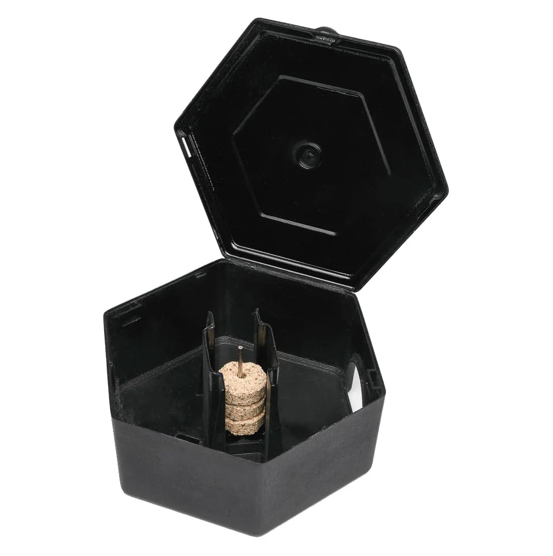 RatX Rodent Bait Station for Mice & Rats – Indoor & Outdoor Use | Small Plastic Bait Box | Compact Size | Weatherproof, Reusable