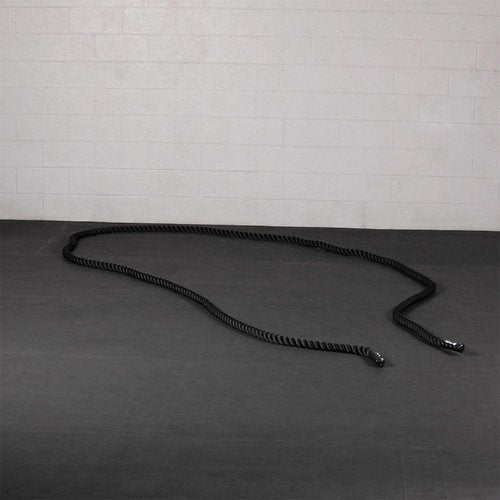 Titan Fitness Battle Rope 30ft x 2in, Poly Dacron Heavy Rope for Home Gym Conditioning Workouts, Cross-Train, Strength Training Exercises
