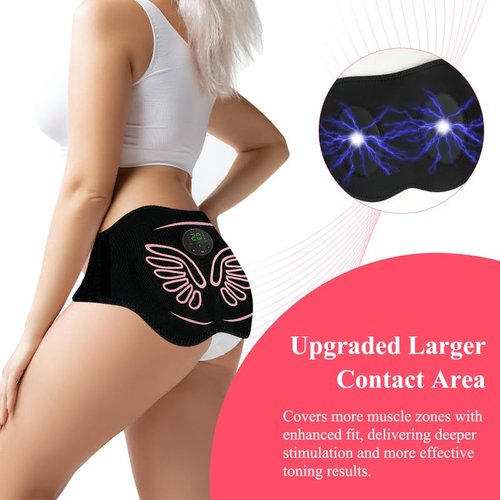 Hip Trainer, Butt Lifting Machine Glute Muscle Stimulator, 8 Modes & 20-Level Intensity Muscle Toner Stimulator, EMS Muscle Stimulator Booty Trainer for Women Men Home Fitness