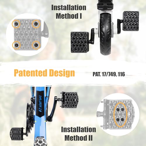 Child & Adult Bicycle Pedal Blocks 1.5 Inch - Small Size 82.5x63.5mm - Secure & Comfortable Cycling Accessory