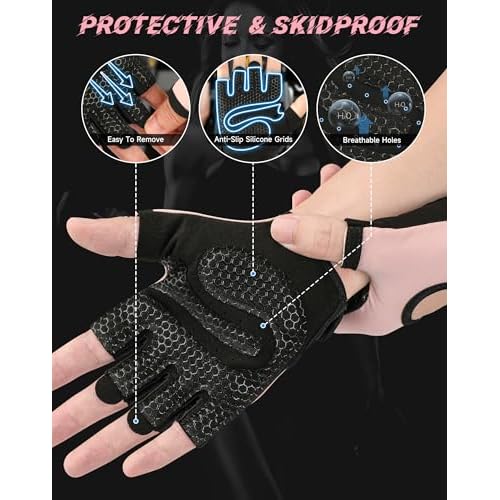 COFIT Breathable Workout Gloves, Antislip Weight Lifting Gym Gloves for Men Women, Superior Grip & Palm Protection for Weightlifting, Fitness, Exercise, Training